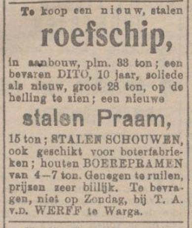 Advertentie Hepkema, 30 december 1911
