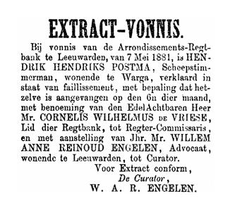 Leeuwarder courant 10 mei 1881